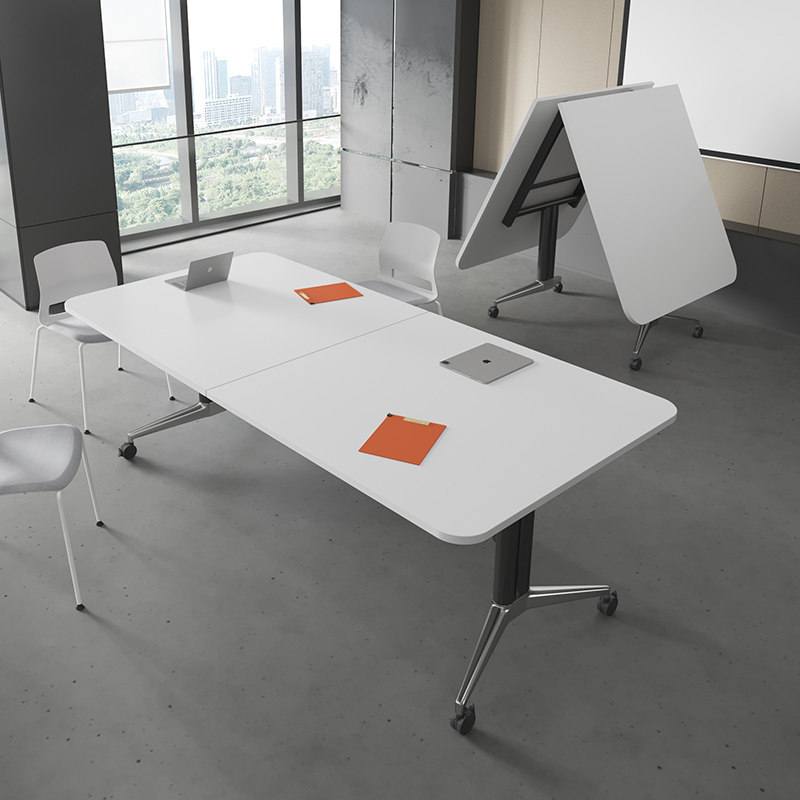 折叠会议桌可对折长条桌培训桌伸缩拼接办公桌子带轮子超大可移动,商业/办公家具,会议桌,淘宝优惠券,粉丝福利购,淘宝优惠卷