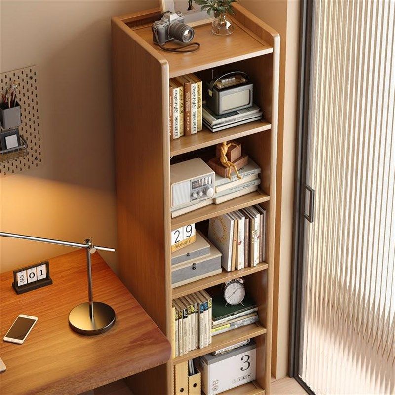 置物架一体靠墙书架落地置物一体靠墙窄柜子简易储物柜收纳展示柜,厨房/烹饪用具,碗架,淘宝优惠券,粉丝福利购,淘宝优惠卷