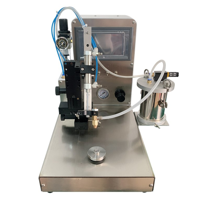 圆形点胶机 全自动PLC注胶机 圆盘小型打圆机 喇叭电机透镜涂胶机