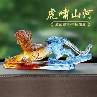 汽车内饰品摆件车载十二生肖老虎档大气中控台装 2022新款 饰用品
