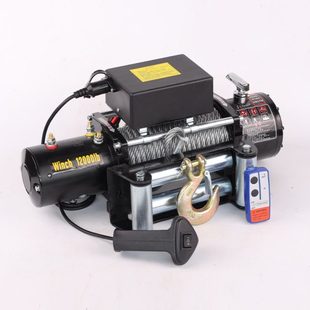 电动绞盘12V24V越野车自救汽车绞盘电动葫芦车载小吊机伏卷扬机