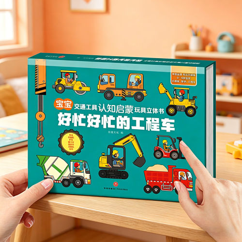 好忙好忙的工程车绘本3d立体书