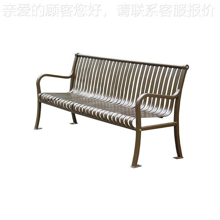 金属户HCS03公园椅椅 外景观座椅 成公品休闲座椅小区户外长室外