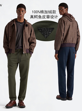 BAMIOW 男士加绒厚款直筒裤 纯棉休闲裤子 舒适宽松有型 69133