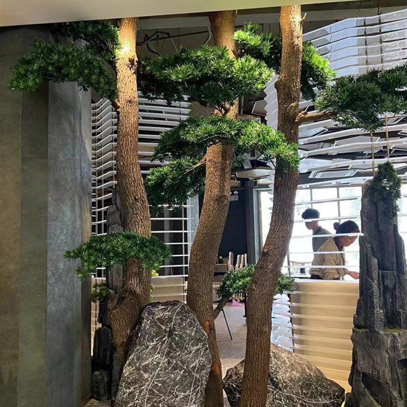 天然香樟树杆造型漫咖啡厅餐厅枯木摆件装饰橱窗造景去皮干树枝