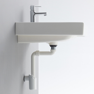 吉博力浴室柜台盆紧凑万向存水弯防臭排水管排污管墙排管弯