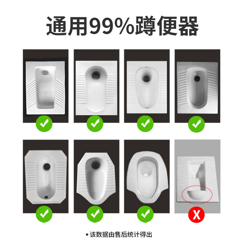IO盖板蹲厕所通用蹲坑盖防堵防臭器挡板盖子