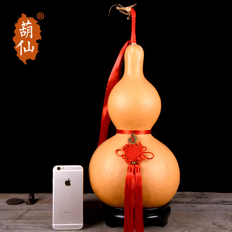 葫仙天然特大葫芦烙画烫画雕刻家居挂饰改善财运真葫芦工艺品