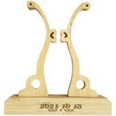 实木大号扇架定制刻字