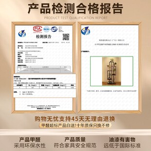 花架子客厅落地式置物架阳台茶室布置高级感盆栽展示Y架多层花盆