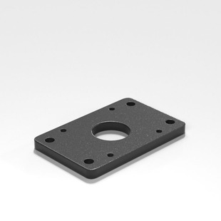 QGB气缸附件单耳MP2双耳MP4底座法兰板MFV1中间摆座安装