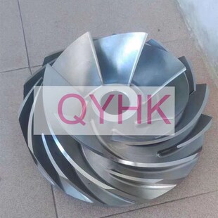 数控龙门四轴五轴钛合金B叶轮涡轮增压器加工定制