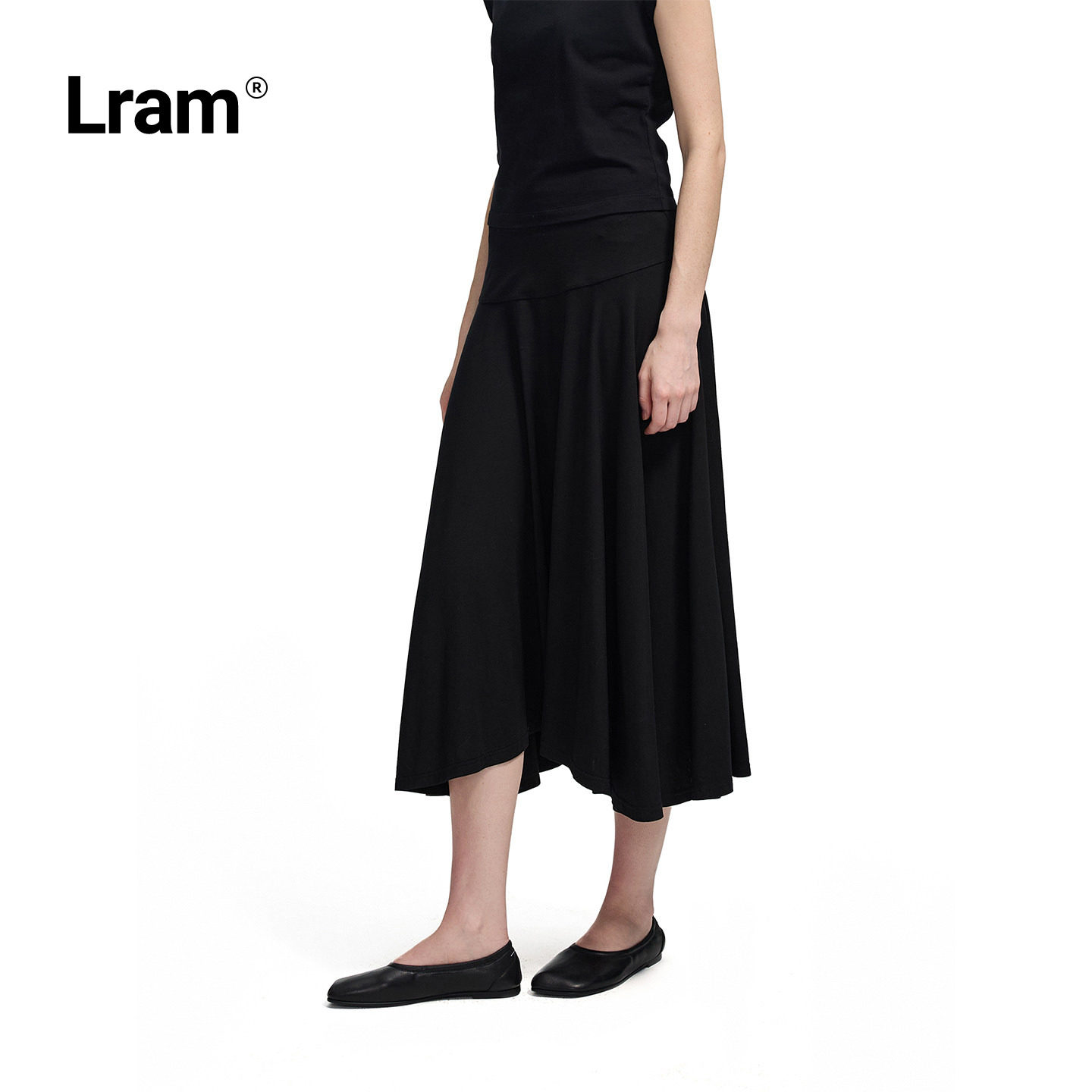 LRAM ”蝶舞裙“天丝绵羊毛半身裙