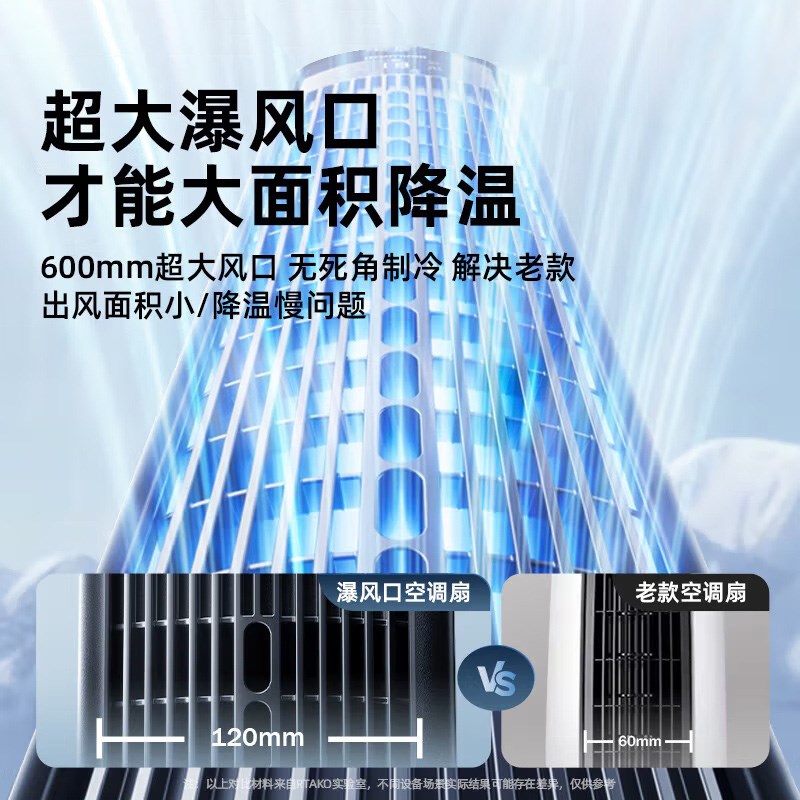 空调扇家用卧室制冷电风扇落地小型冷气机静音立式塔扇降温神器