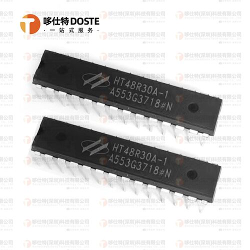 HT48R30A-1全新原装HT48R30A封装DIP28 LCD型8位输出/输入单片机