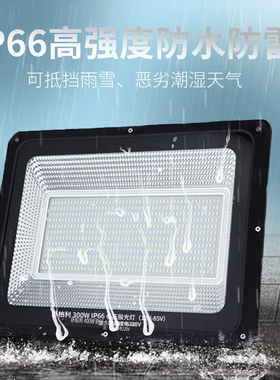 LED低压投光灯12V24V36V48V户外防水直流交流船用X电瓶夜市射灯