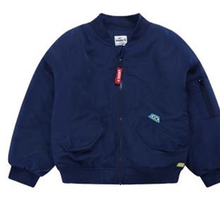 安塞尔斯童装小童秋季冬季羽绒服男童连帽风衣外套岁宝宝外出衣服