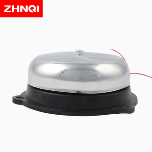 工厂车间学校单位用上班下课220V打铃仪电铃6寸内击电铃+控制器