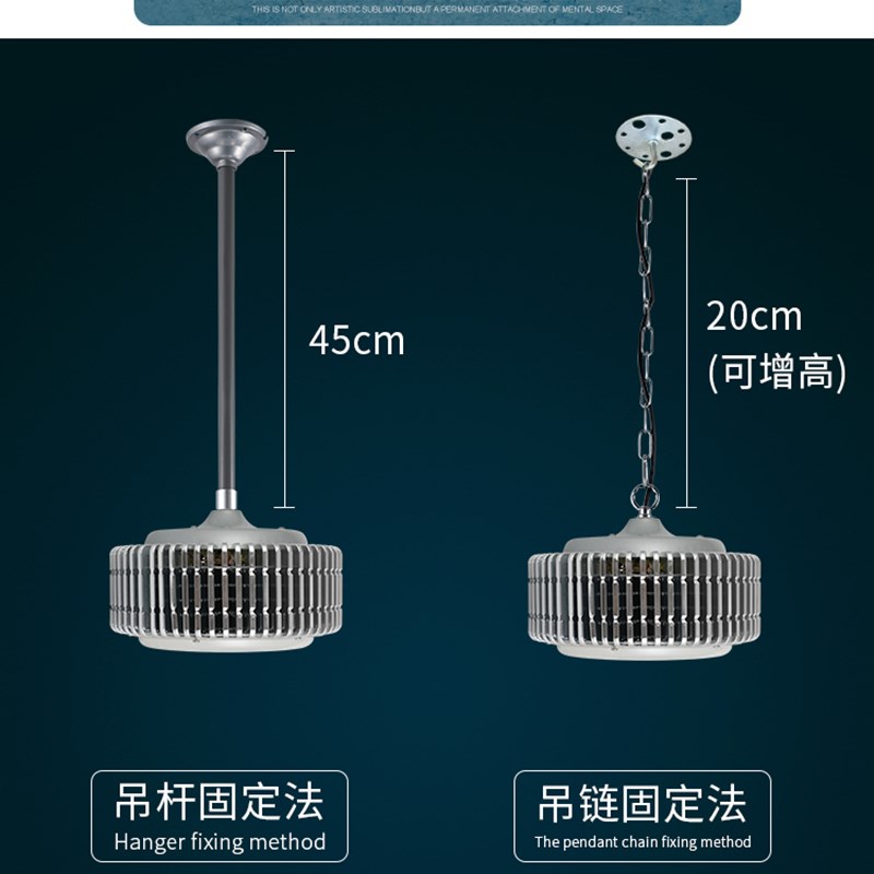 鳍片led工矿灯厂房吊灯工厂车间仓库工业天棚照明灯超亮100W200W
