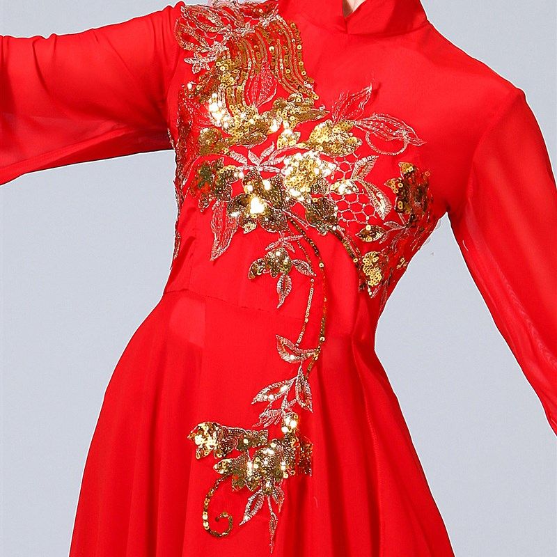 古典舞演出服女飘逸广场舞新款套装2019新款中老年秧歌服红色服装,女装/女士精品,民族服装/舞台装,淘宝优惠券,粉丝福利购,淘宝优惠卷
