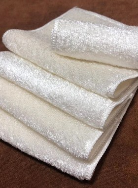 纯白色竹签维 加厚家用洗碗去油抹桌子毛巾洗碗布