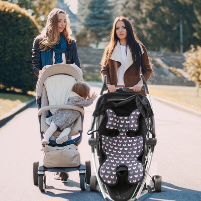 婴儿车坐垫清爽凉席推车垫子冰垫四季适用于bee5昆塔斯博格步bee6