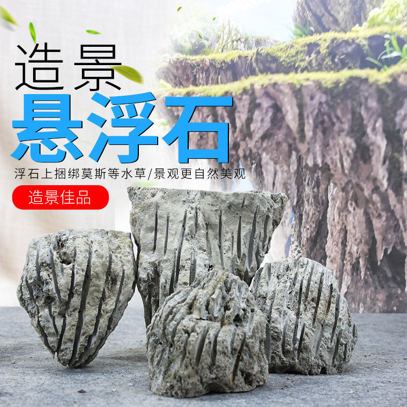 悬浮石鱼缸造景石天空之城天然大号轻石头种草水陆缸造型材料套餐,宠物/宠物食品及用品,造景/装饰,淘宝优惠券,粉丝福利购,淘宝优惠卷