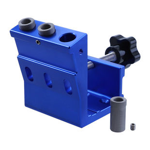 木工斜孔开孔器9mm木板拼接快速定位打孔器9.5mm铝合金斜眼钻孔器