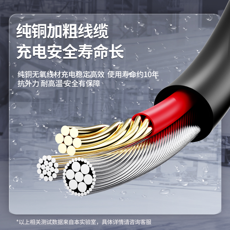 五菱宏光mini接地宝新能源电动汽车便携式充电器免地线插电随车充