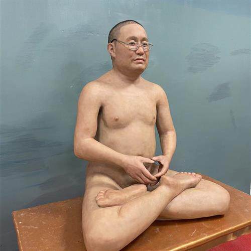 喇嘛蜡像人物硅胶