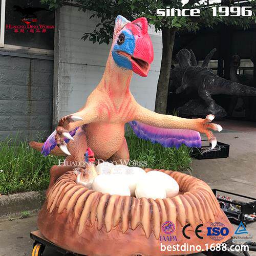 仿真恐龙妈妈保护恐龙蛋小恐龙模型机械电动硅胶制作商场活动美陈