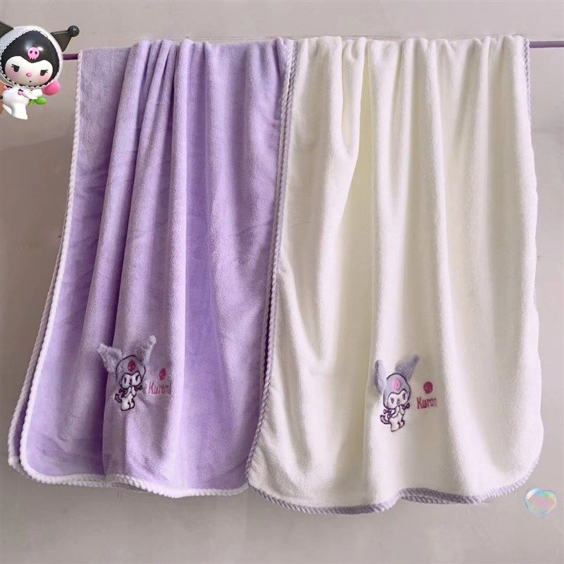 卡通库洛米儿童毛巾浴帽女超强吸水速干男女洗头免吹擦头干发帽