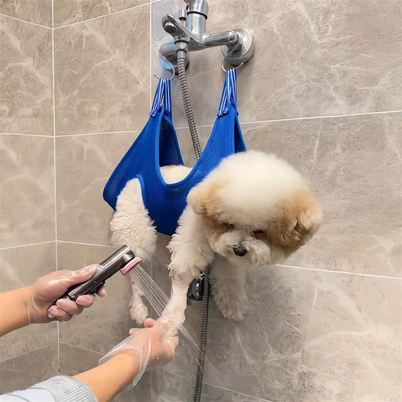 狗狗洗澡固定神器美容挂包宠物洗澡袋洗脚剪毛袋悬挂防抓防咬工具,宠物/宠物食品及用品,背包/箱包,淘宝优惠券,粉丝福利购,淘宝优惠卷