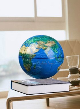 磁悬浮发光地球仪招财旋转悬空玩具开业送礼领导创意家居科技摆件