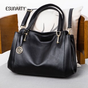 大容量高级感手提包2024新款女士包包真皮妈妈款斜挎包单肩腋下包