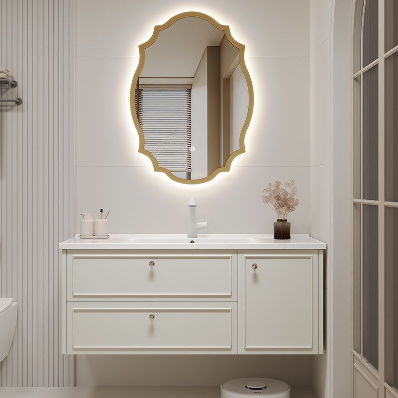 法式复古浴室柜组合橡胶木洗手台盆柜洗漱台洗脸池陶瓷盆卫浴套装,家装主材,浴室柜组合,淘宝优惠券,粉丝福利购,淘宝优惠卷