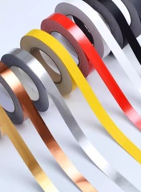 自粘美缝贴条衣橱柜门边框装饰金银黑色贴纸背景石膏线艺术美边线