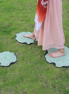 户外花园草坪铺路石垫脚石别墅庭院装饰摆件园林防滑脚踏板汀步石