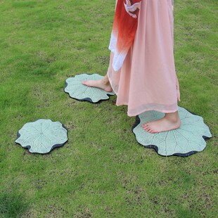 户外花园草坪铺路石垫脚石别墅庭院装 饰摆件园林防滑脚踏板汀步石