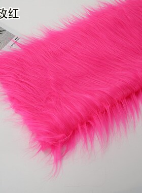 12长毛绒布料diy落水毛人造毛仿J真毛娃娃毛发兽装长毛布料