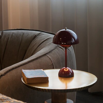 丹麦花苞灯trdition床头灯卧室氛围触摸复古充电p9小台灯