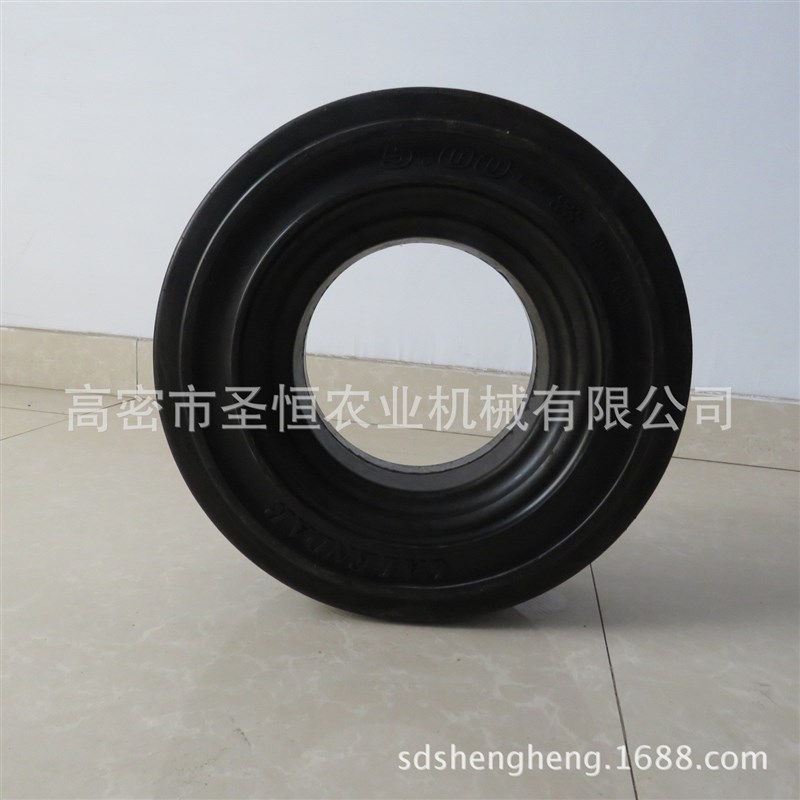 销售实心式 厂家免充气轮胎 耐磨 抗撕裂 防刺Y扎工具车轮胎