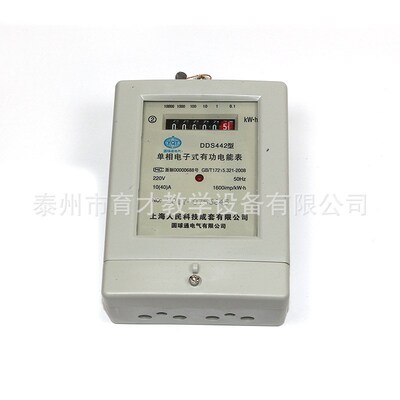 15006电能表单相物理教G学仪器实验器材电能表