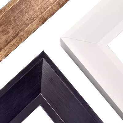 简约白色黑色30x40x40x60X50X80油画框外框画框定制装裱框相框