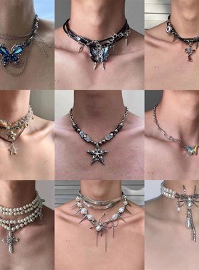 法式水滴珍珠项链女2024新款复古公主宫廷风锁骨链晚礼服镶钻颈链