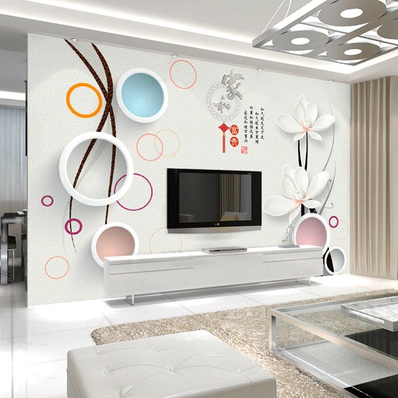 2024新款电视背景墙壁布影视墙3d立体壁画客厅浮雕装饰墙纸8d壁纸,家装主材,定制壁画,淘宝优惠券,粉丝福利购,淘宝优惠卷