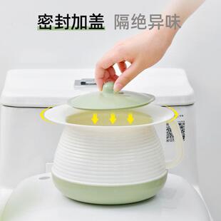 卧室结婚女士夜壶起o夜痰罐大人尿盆可移动尿桶坐便器孕妇尿壶时