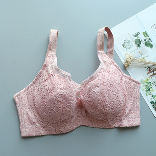 薄款 无海绵大胸显小聚拢防走光文胸软钢圈超薄胸罩全罩杯上托侧收