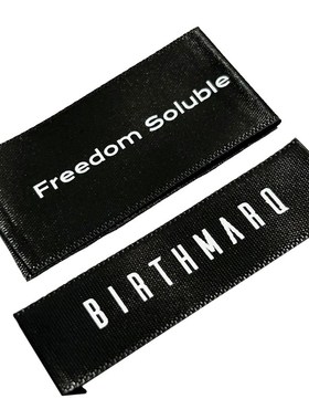 衣服领标订做服装水洗唛定做布标签服装织标韩国织唛商标领标定制