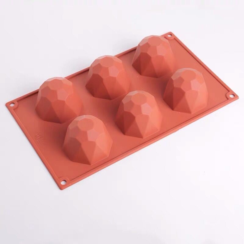 三能 意大利SF049 048 6连/18连钻石形蛋糕模 慕斯硅胶烘焙模具
